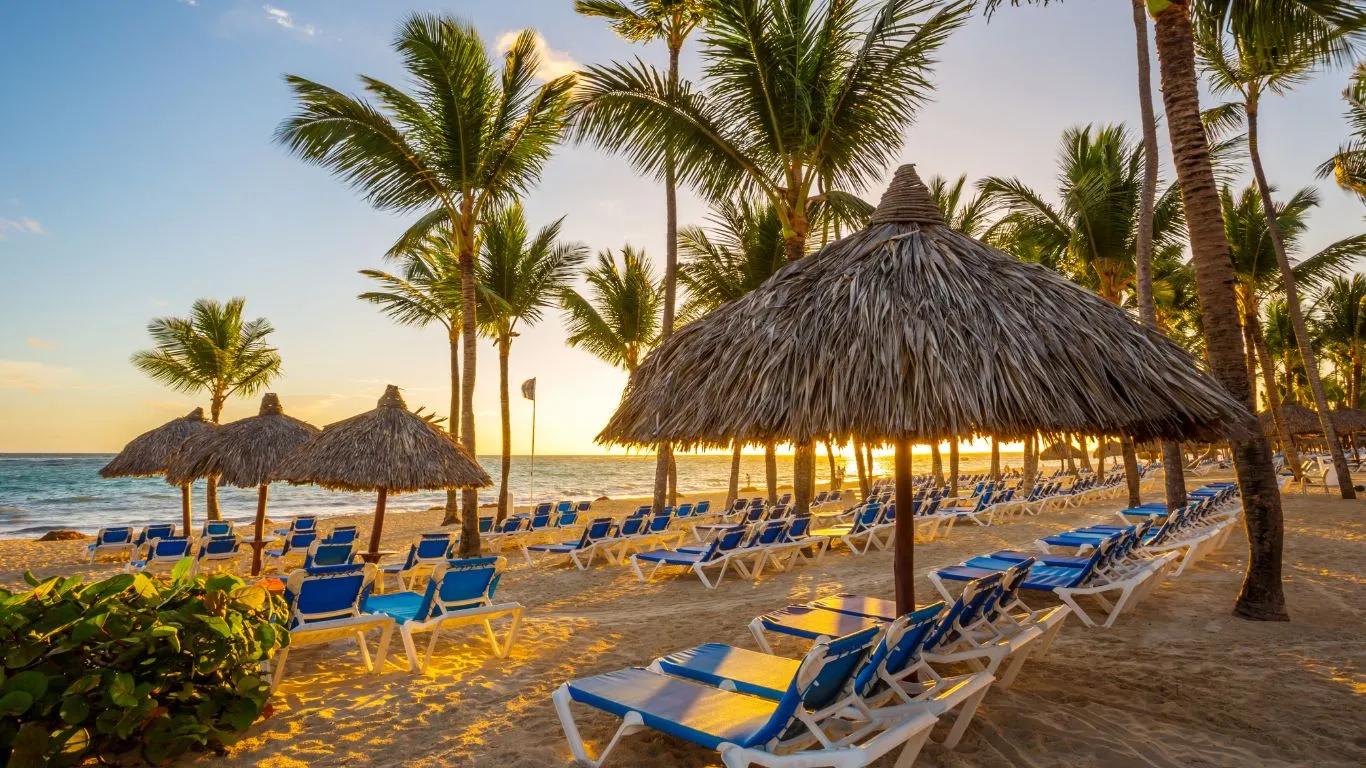 Cottages on the beach